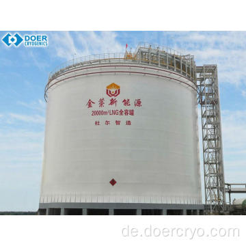 Kryogener LNG-Lagertank mit flachem Boden ASME-Standard